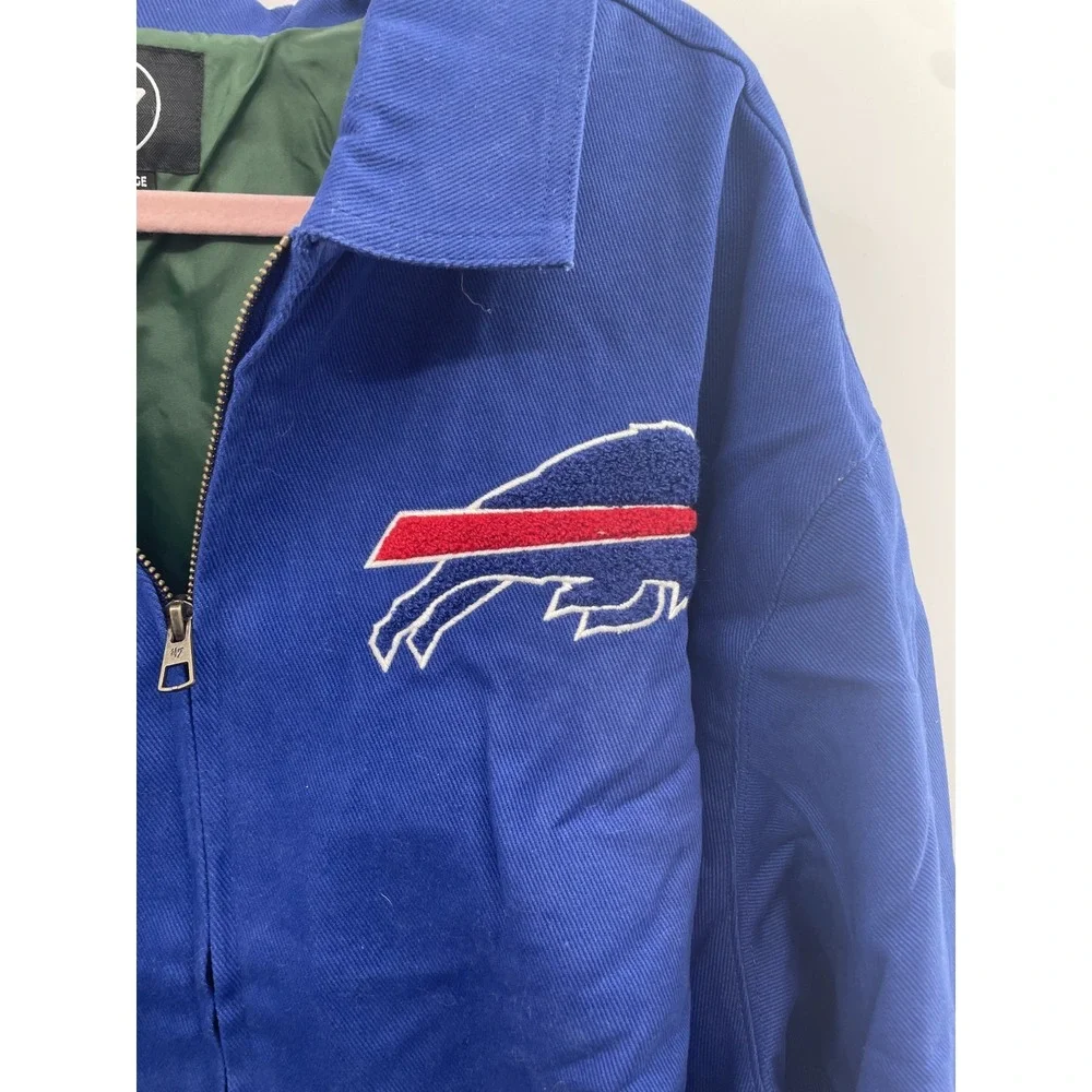 NWT 47' Brand Golden‎ Age Collection Blue Canvas Jacket Buffalo Bills 3X